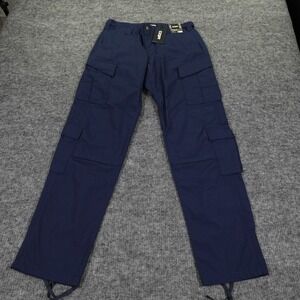 CQR Gear‎ Tactical Pants Mens Medium Long Navy Cargo Ripstop Duratex Outdoor